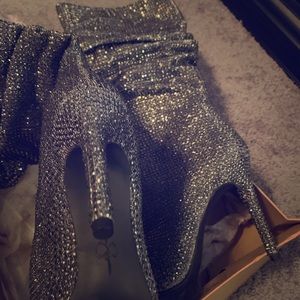 Pewter Multi Glitter Gabor Jessica Simpson boots